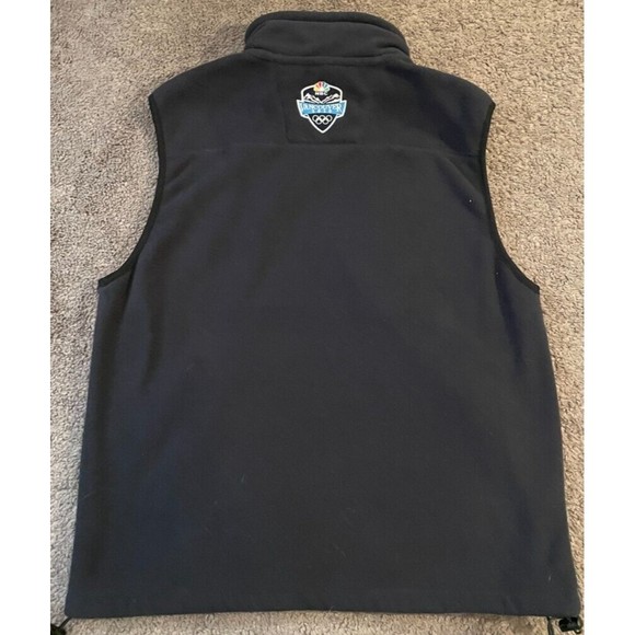 Men's NBC Local Media 2010 Vancouver Olympics Fleece Vest Medium - Picture 2 of 6